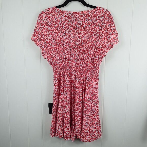 Lulus Womens Romper Plunging Neck and Back Tie-Front Small - Picture 7 of 16